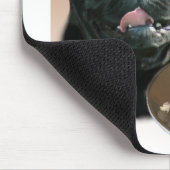Mops (schwarz) Türkei Mousepad (Ecke)
