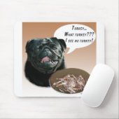 Mops (schwarz) Türkei Mousepad (Mit Mouse)