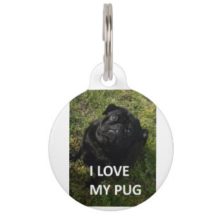 Mops schwarze Liebe w pic Tiernamensmarke