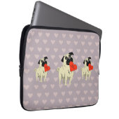 Mops sei mein Valentinstag Laptopschutzhülle (Vorne Rechts)
