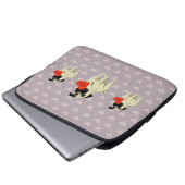 Mops sei mein Valentinstag Laptopschutzhülle (Vorne Knopf)