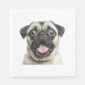 Mops Serviette (Vorderseite)