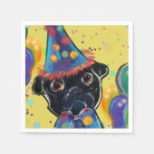 Mops Serviette (Vorderseite)