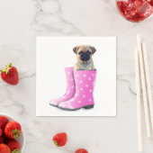 Mops Serviette (Beispiel)