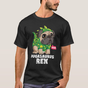 Mops Shirt Pugasaurus Rex Dinosaur Liebhaber Hunde