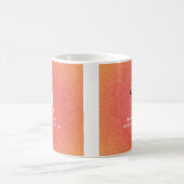 Mops Silhouette Denken Sie an Sie Design Kaffeetasse (Mittel)