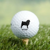 Mops Silhouette Golfball (Insitu T-Shirt)