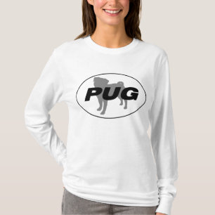Mops-Silhouette-Shirt T-Shirt