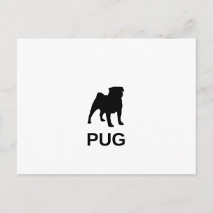 Mops Silo Leben Postkarte