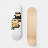 Mops Skateboard (Vorderseite)
