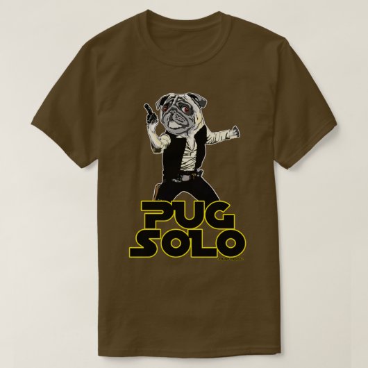 Mops Solo 1 T-Shirt (Design vorne)