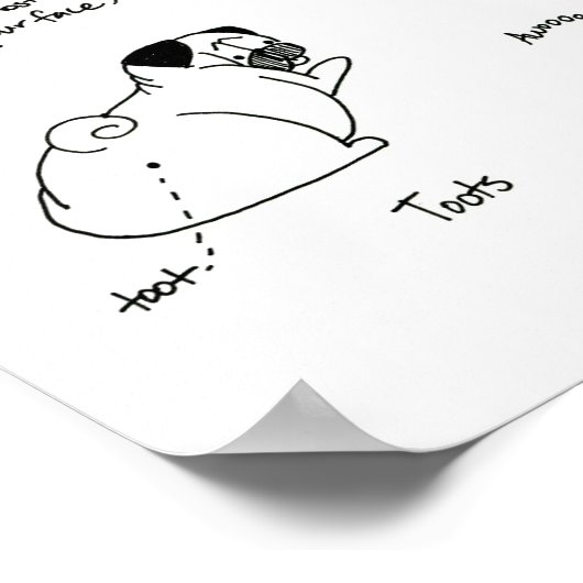 Mops-Soundeffekte Poster (Ecke)