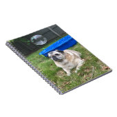Mops Spiral Notebook Notizblock (Rechte Seite)