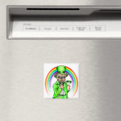Mops St Patrick's Day Magnet (In Situ (Geschirrspüler))