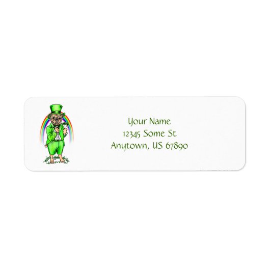 Mops St Patrick's Day nb Labels (Vorne)