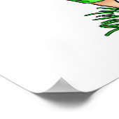 Mops St Patrick's Day Poster (Ecke)