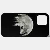Mops steht auf dem Mond, ein heißer Halloween Case-Mate iPhone Hülle (Rückseite (Horizontal))