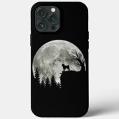 Mops steht auf dem Mond, ein heißer Halloween Case-Mate iPhone Hülle (Rückseite)