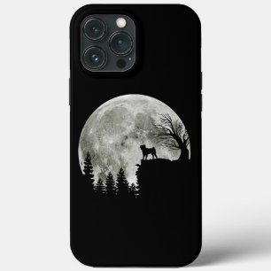 Mops steht auf dem Mond, ein heißer Halloween Case-Mate iPhone Hülle