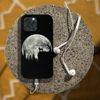 Mops steht auf dem Mond, ein heißer Halloween
