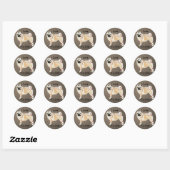 Mops Stickers (Blatt)