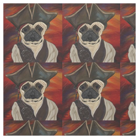 Mops Stoff (Muster)