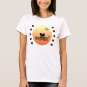 Mops Surf T - Shirt (Vorderseite)