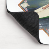 Mops Surfer Typ Mousepad (Ecke)