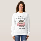 Mops Sweatshirt (Vorne ganz)