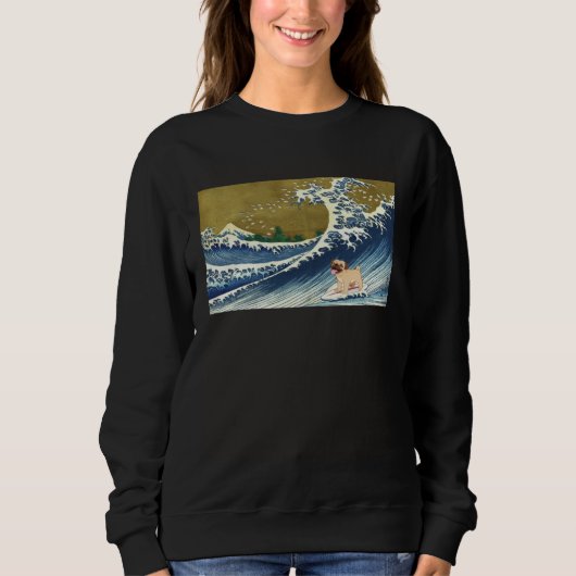 Mops Sweatshirt (Vorderseite)