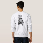 Mops Sweatshirt (Schwarz voll)