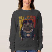 Mops Sweatshirt (Vorderseite)