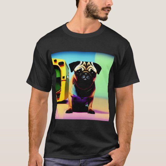 Mops T-Shirt (Vorderseite)