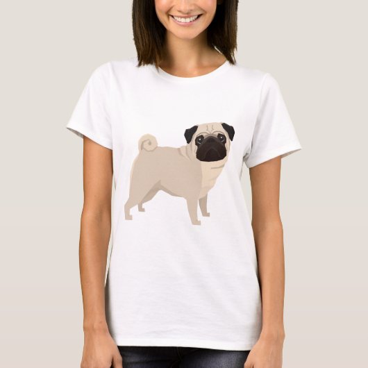 Mops T-Shirt (Vorderseite)