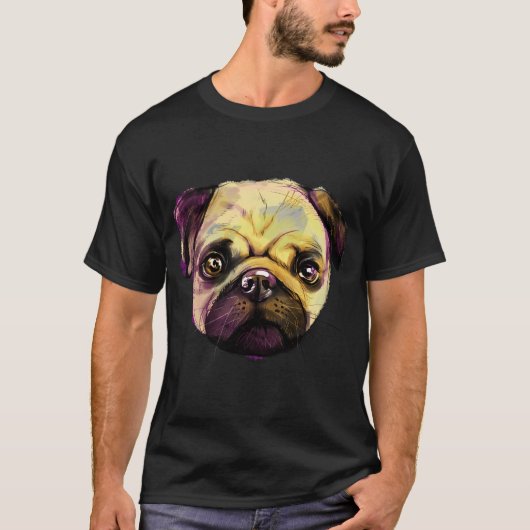 Mops T-Shirt (Vorderseite)