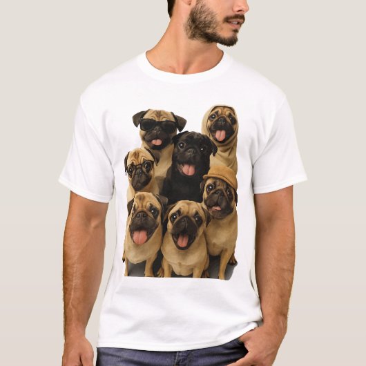 Mops T-Shirt (Vorderseite)
