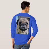 Mops T-Shirt (Schwarz voll)