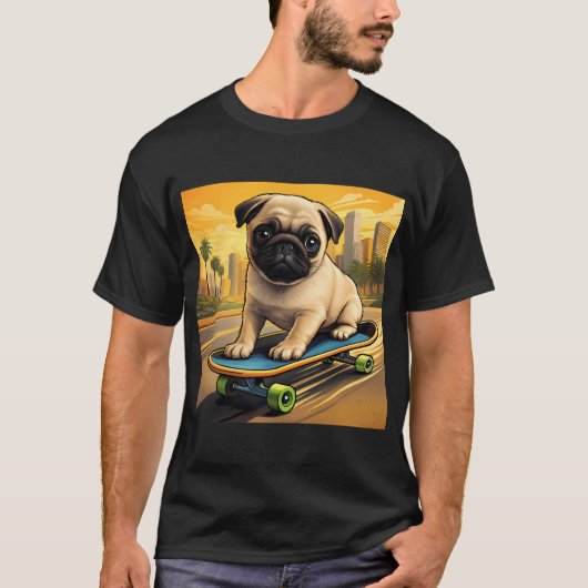 Mops T-Shirt (Vorderseite)
