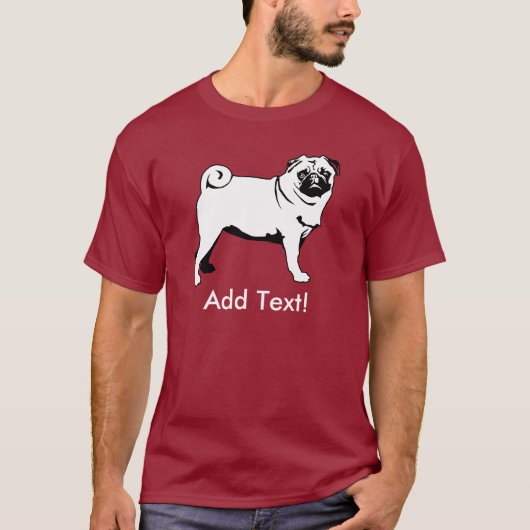 Mops T-Shirt (Vorderseite)