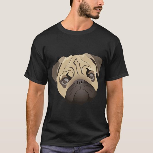 Mops T-Shirt (Vorderseite)