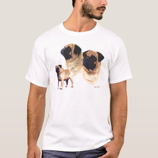 Mops T-Shirt (Vorderseite)