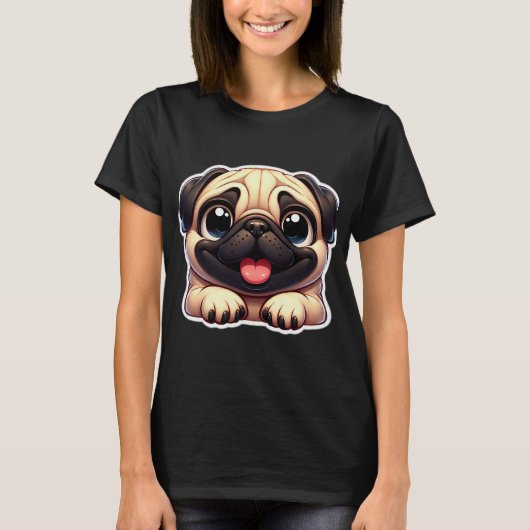 Mops T-Shirt (Vorderseite)