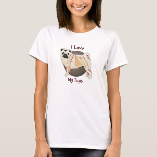 Mops T - Shirt (Vorderseite)