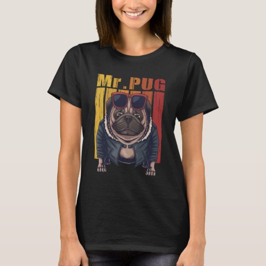 Mops T-Shirt (Vorderseite)
