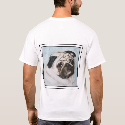 MOPS-T-SHIRT T-Shirt (Rückseite)