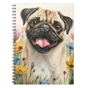 Mops-Tagebuch – Aquarell Notizblock