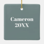 Mops Tandem Keramikornament (Rückseite)