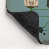 Mops Tandem Mousepad (Ecke)