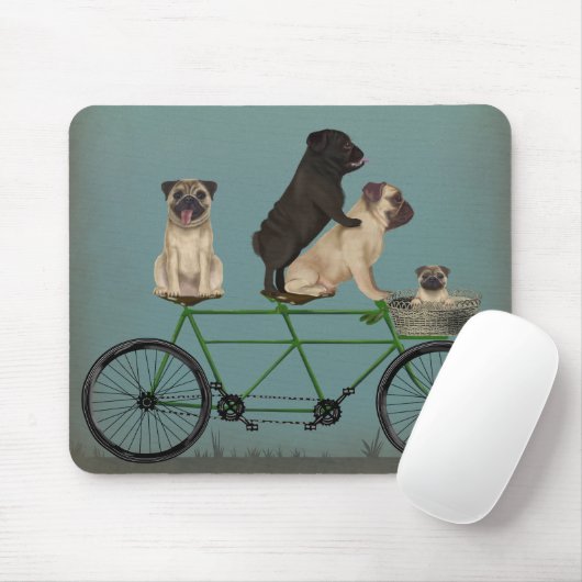 Mops Tandem Mousepad (Mit Mouse)