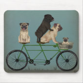 Mops Tandem Mousepad (Vorne)